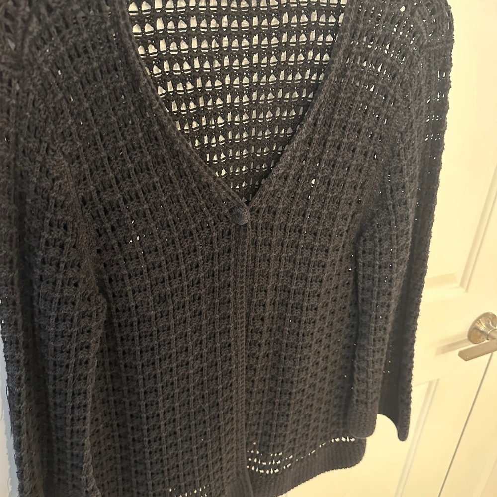 Women's Black Knit Lg Sweater